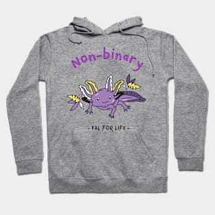 nonbinary pal for life Hoodie